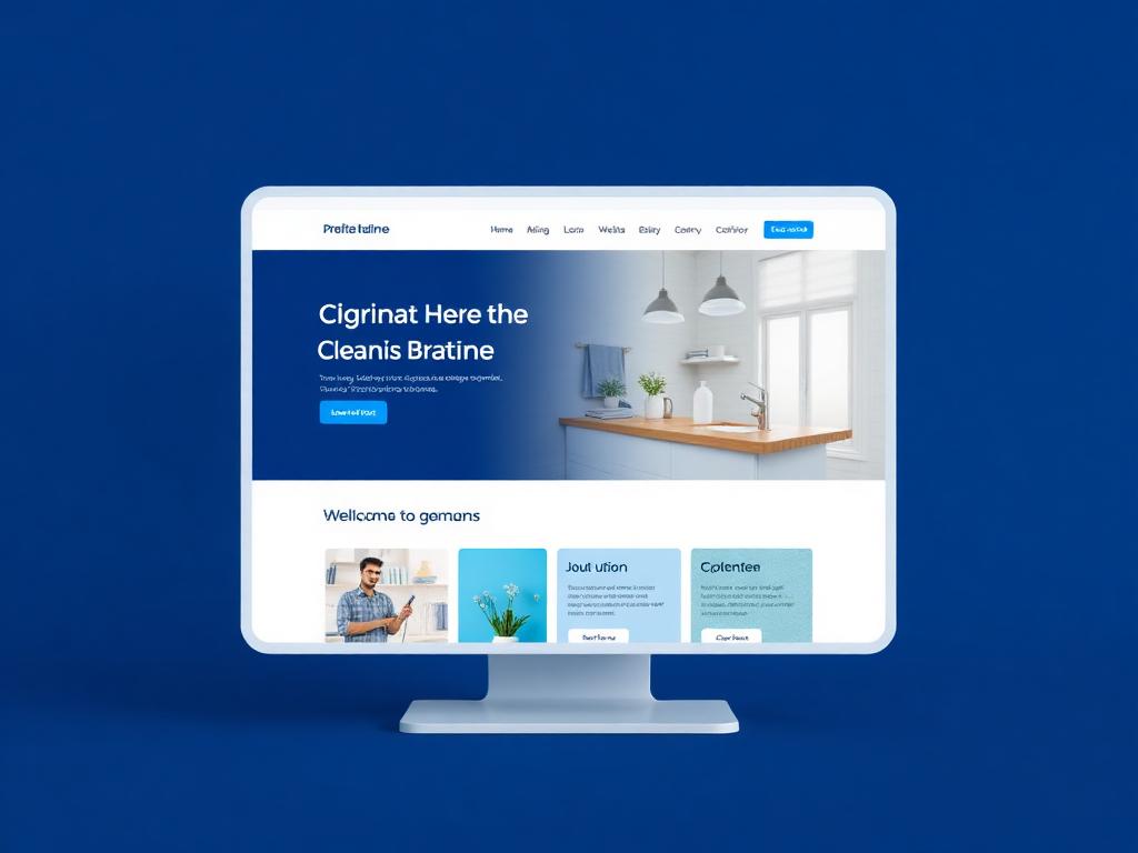 Cleaning Company website design by ICPInnovations — BrightLine Cleaning